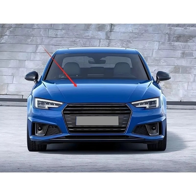 Premium Grey Primed Replaced Steel Car Engine Hood Bonnet for 2017 to 2025  A4 B9 B9PA 8W0-823-029-A 8W0823029A